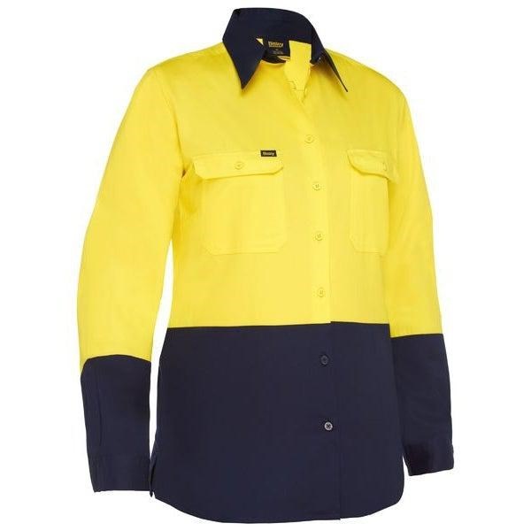 BISLEY WOMENS SHIRT LS COOL LW - BL6895 | Womens Workwear