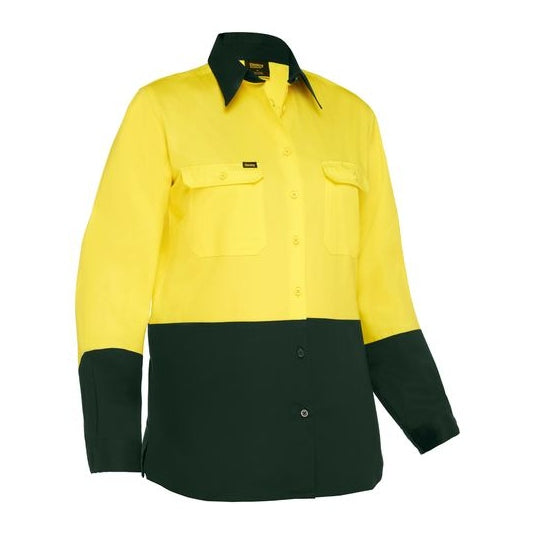 BISLEY WOMENS SHIRT LS COOL LW - BL6895 | Womens Workwear
