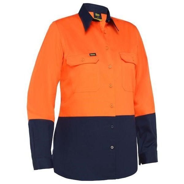 BISLEY WOMENS SHIRT LS COOL LW - BL6895 | Womens Workwear