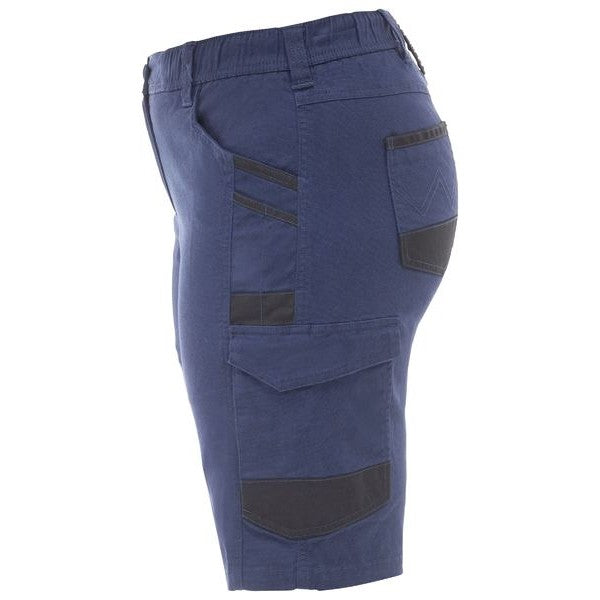Bisley Women's Flx & Move Elastic Waist Cargo Short - BSHL1338 | Womens Workwear