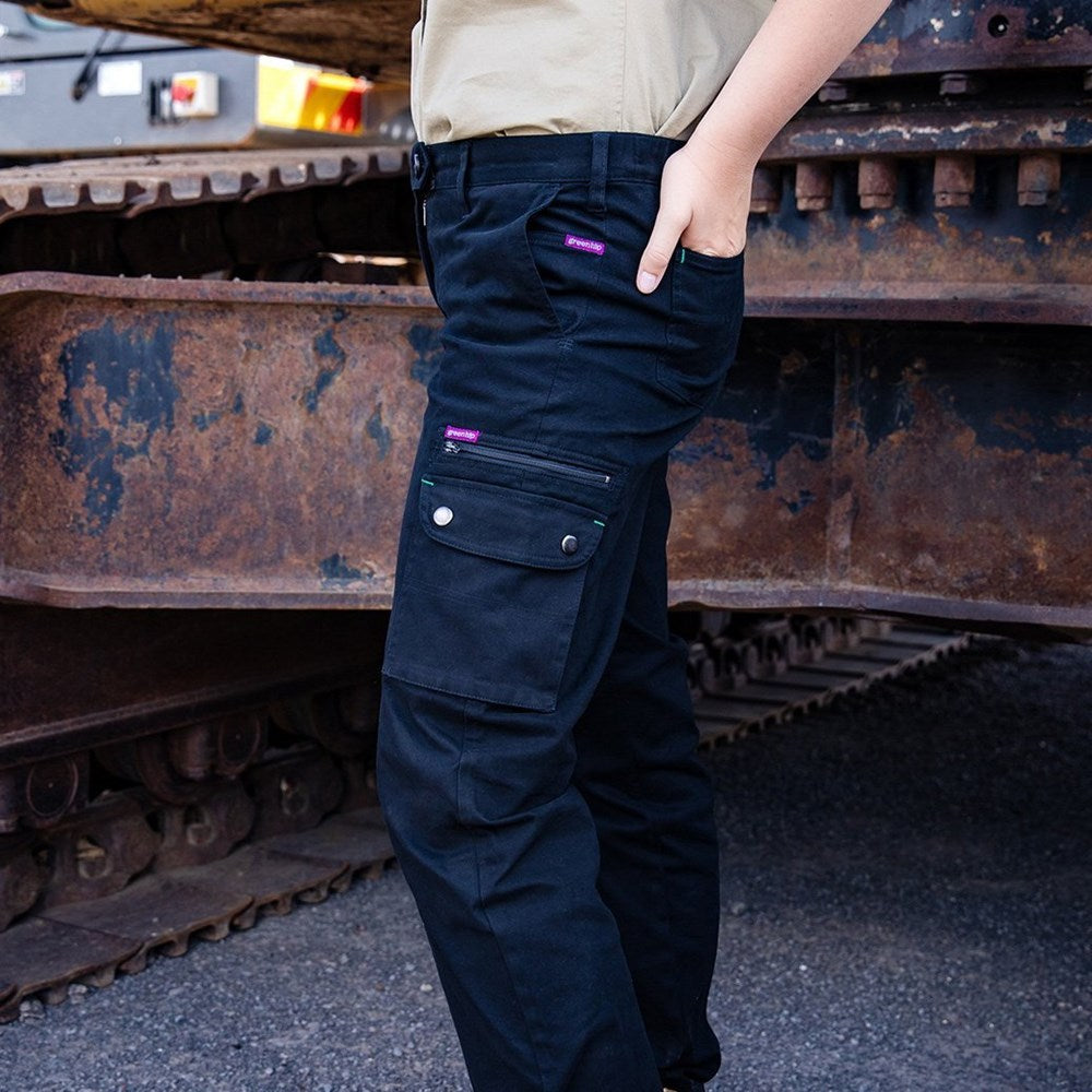 Green Hip Women's Pants Give Cargo - P-GCAR | Womens Workwear