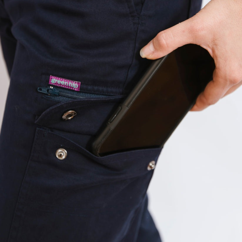 Green Hip Women's Pants Give Cargo - P-GCAR | Womens Workwear