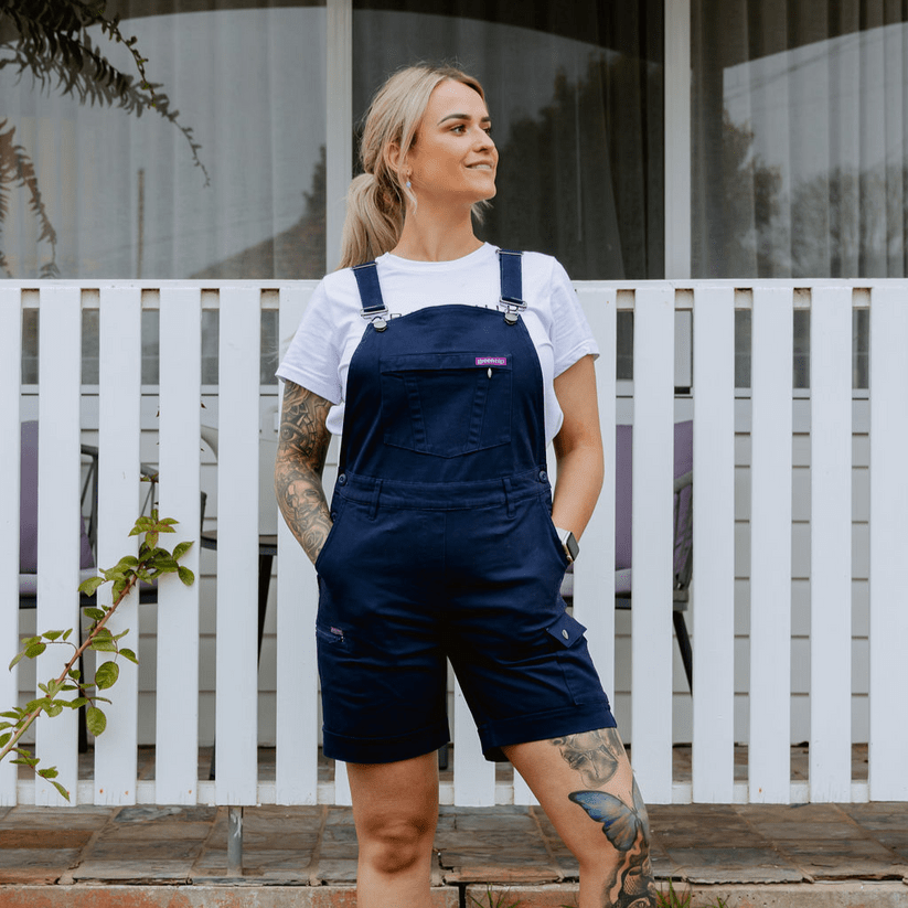 Green Hip Women's Shortalls - S-ALLW | Womens Workwear
