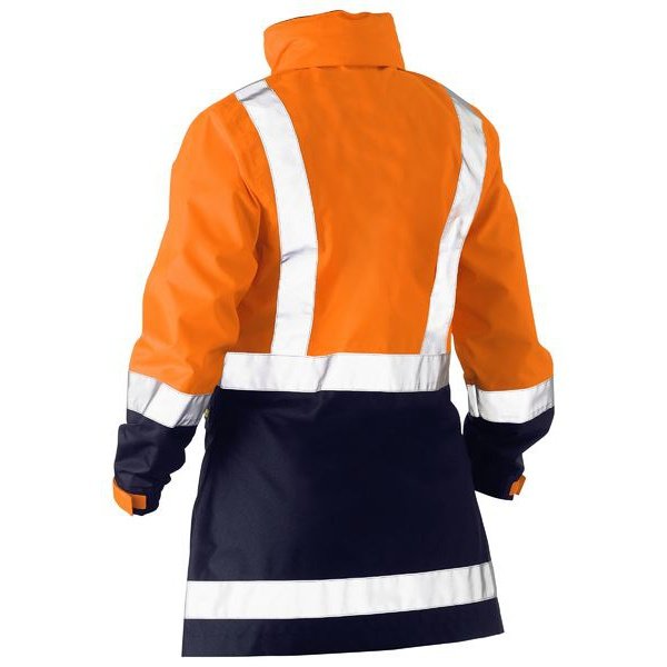 Bisley Women's Wet Weather Jacket, Recycled Range - BJL6766T | Womens Workwear