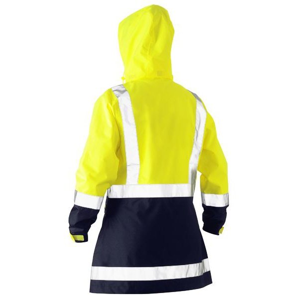 Bisley Women's Wet Weather Jacket, Recycled Range - BJL6766T | Womens Workwear