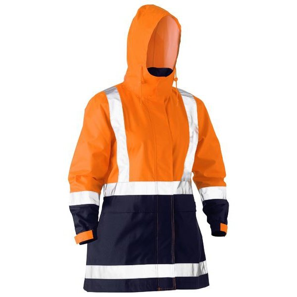 Bisley Women's Wet Weather Jacket, Recycled Range - BJL6766T | Womens Workwear