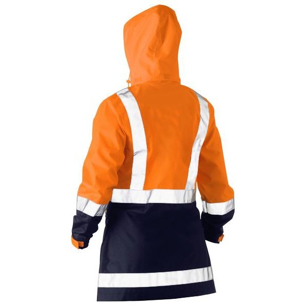 Bisley Women's Wet Weather Jacket, Recycled Range - BJL6766T | Womens Workwear