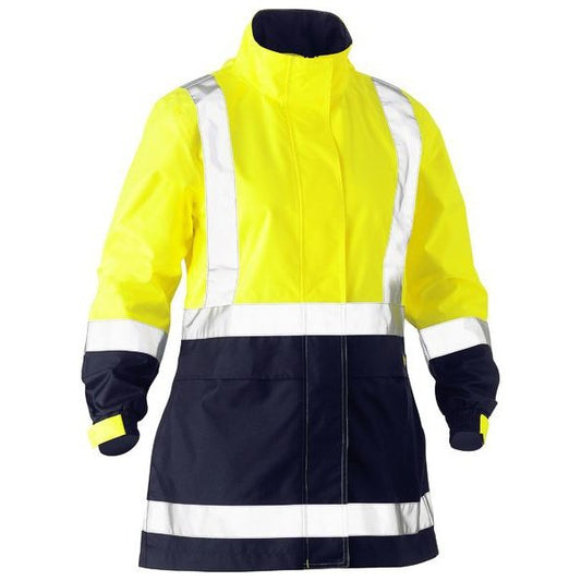 Bisley Women's Wet Weather Jacket, Recycled Range - BJL6766T | Womens Workwear