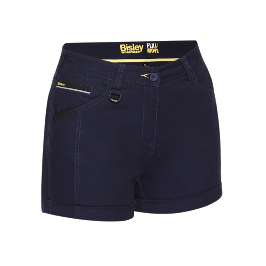 Bisley Womens Flx & Move Short Shorts - BSHL1045 | Womens Workwear