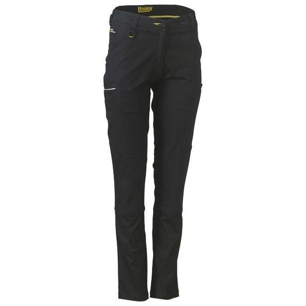 Bisley Womens Mid Rise Stretch Cotton Pants - BPL6015 | Womens Workwear
