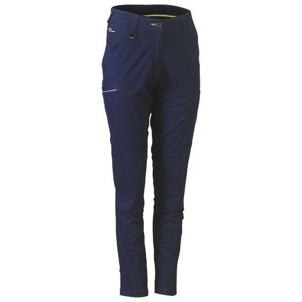 Bisley Womens Mid Rise Stretch Cotton Pants - BPL6015 | Womens Workwear