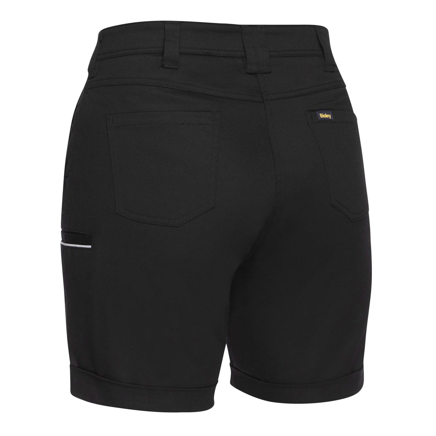 Bisley Womens Stretch Mid Rise Shorts - BSHL1015 | Womens Workwear