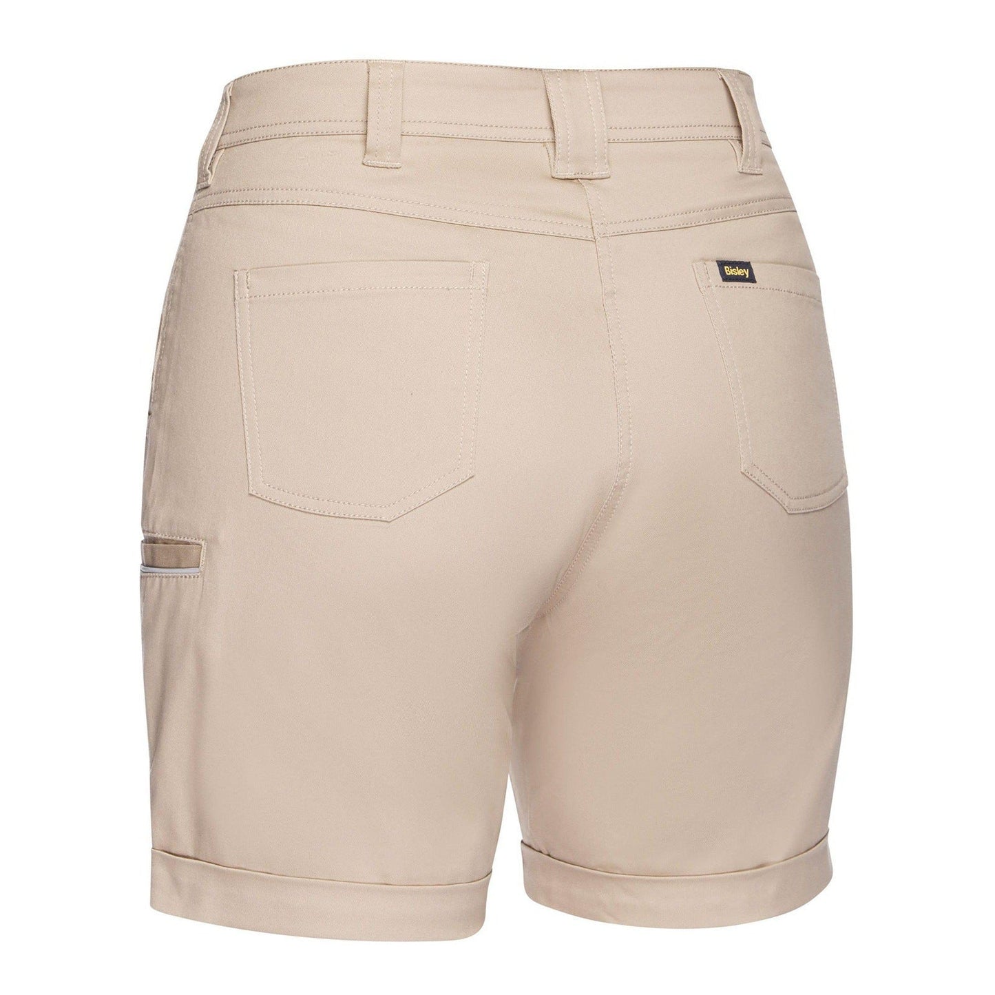 Bisley Womens Stretch Mid Rise Shorts - BSHL1015 | Womens Workwear