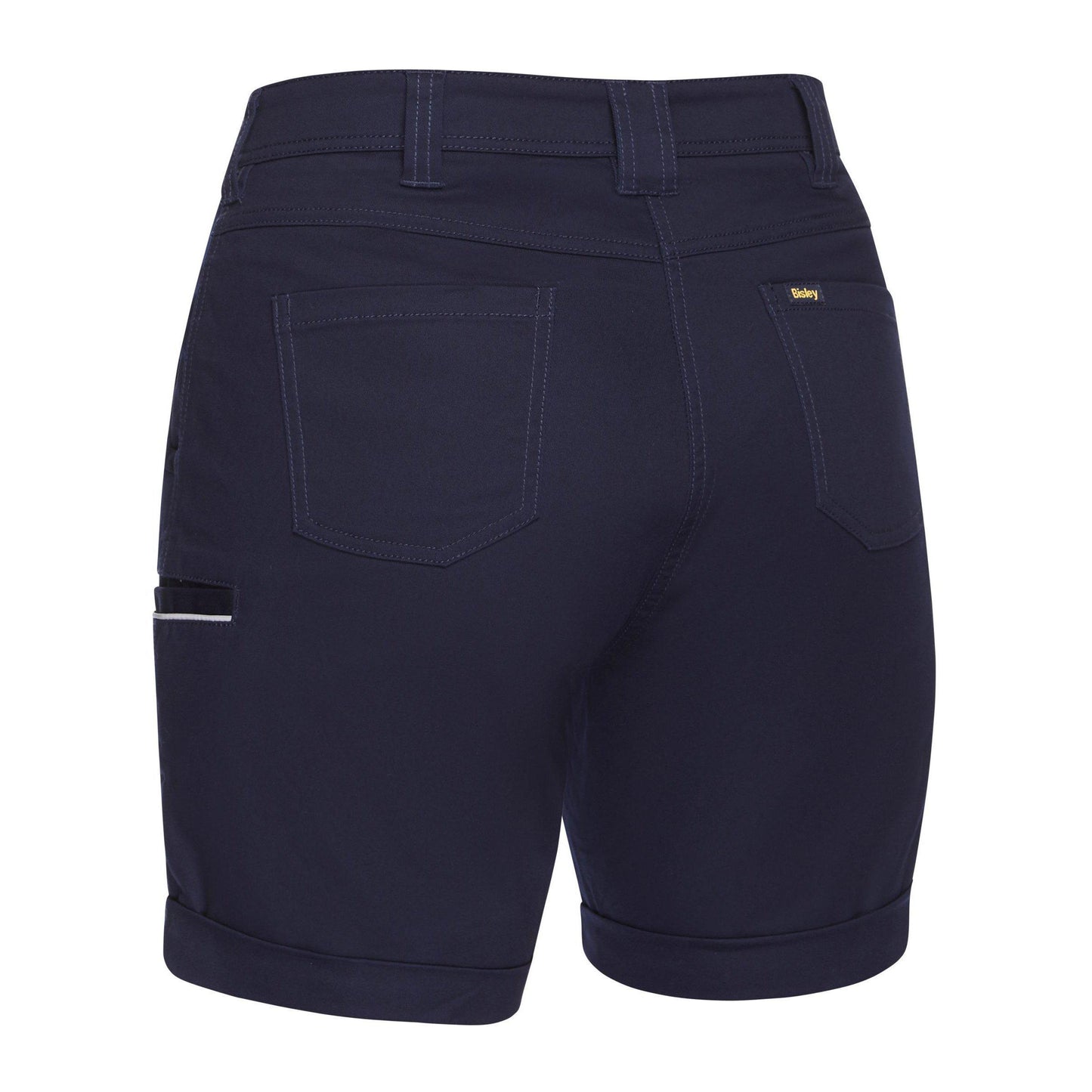 Bisley Womens Stretch Mid Rise Shorts - BSHL1015 | Womens Workwear
