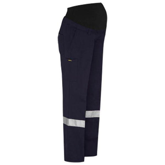 Bisley Womens Taped Maternity Drill Work Pants - BPLM6009T | Womens Workwear