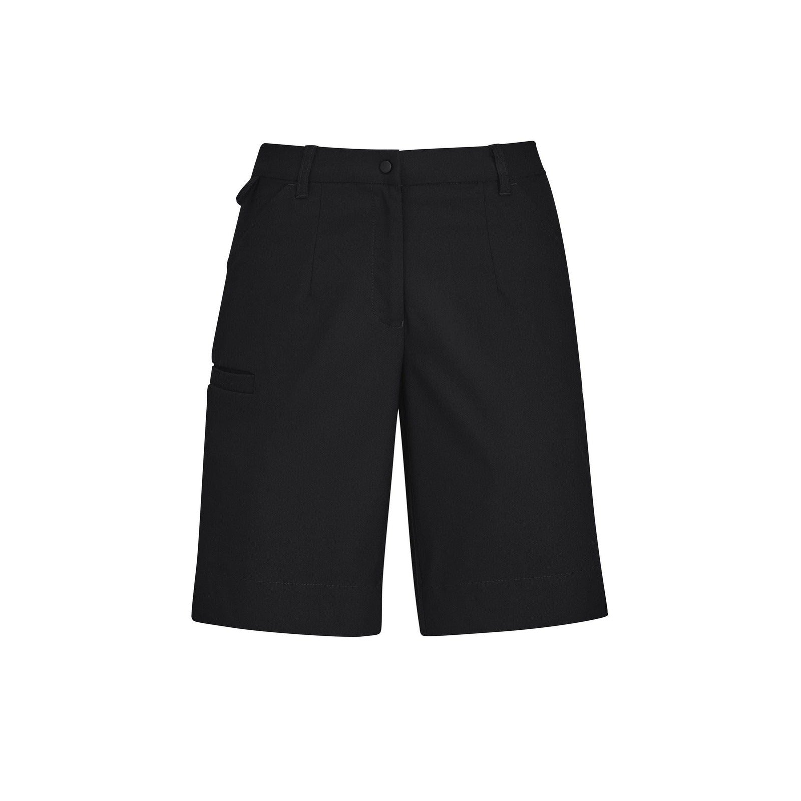 BizCare Womens Comfort Waist Cargo Shorts - CL957LS | Womens Workwear