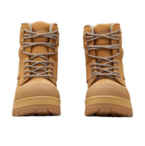 Blundstone RotoFlex Wheat Water Resistant Nubuck Zip Side Women's Safety Boot - 8860 | Womens Workwear