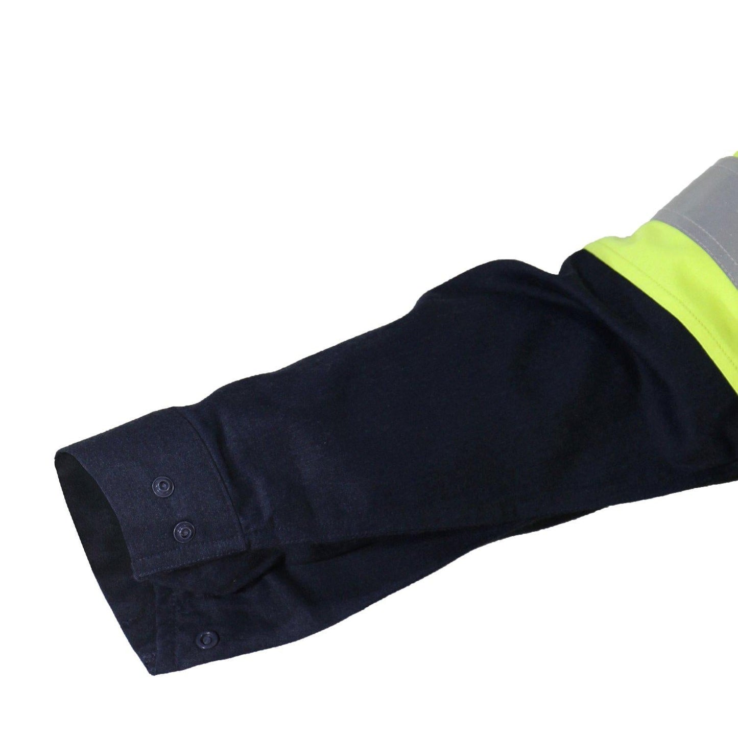 DNC Taped HiVis Flame Retardant & Arc Rated HRC2 2-Tone Long Sleeve Womens Shirt - 3457 | Womens Workwear