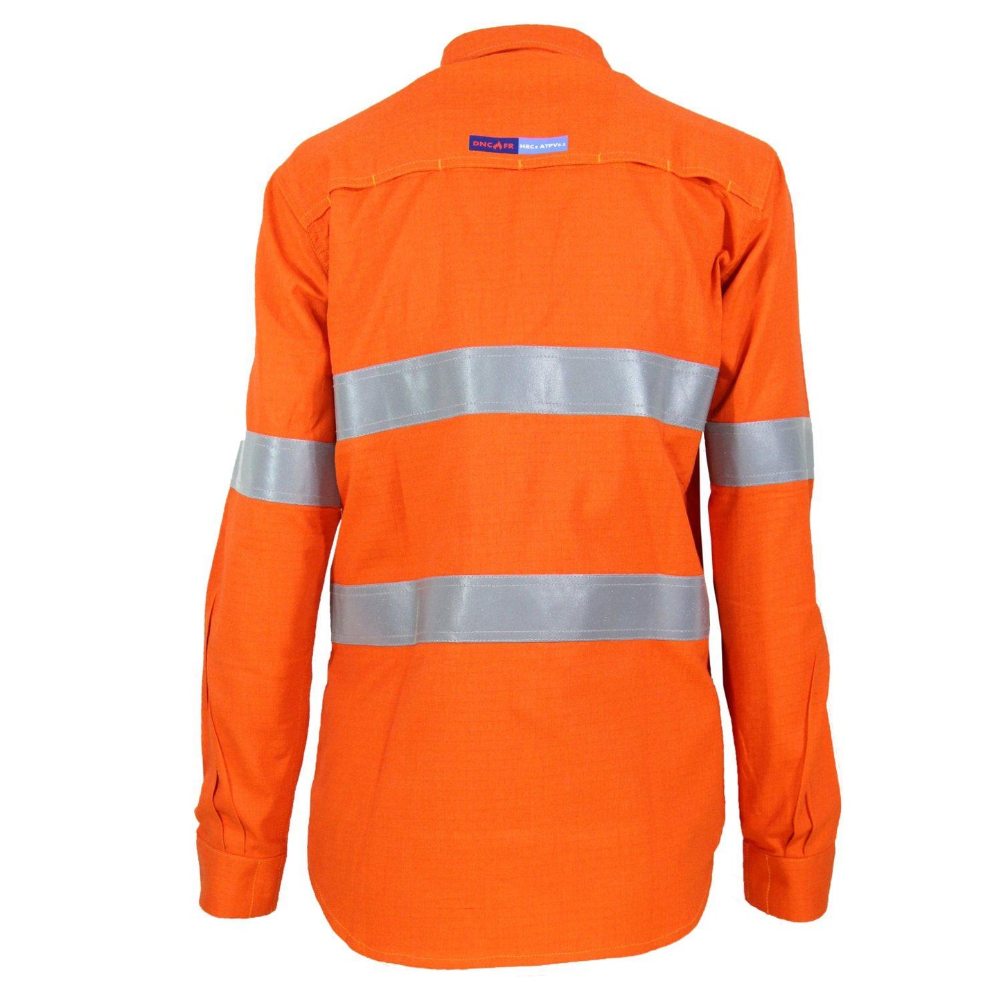 DNC Taped HiVis Flame Retardant & Arc Rated HRC2 Long Sleeve Womens Shirt - 3459 | Womens Workwear