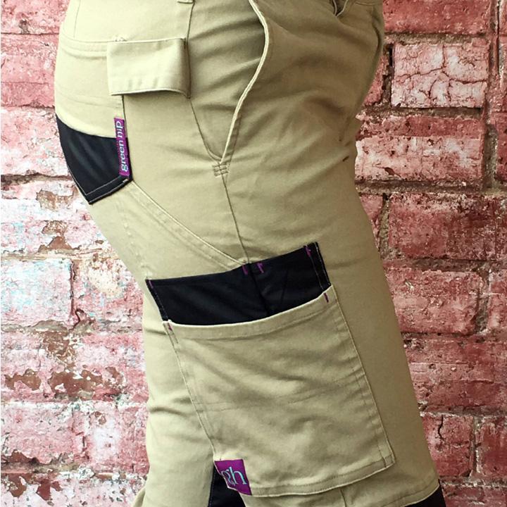 Green Hip Womens SKNY Flex Every Woman Utility Pants - P-SKNY | Womens Workwear