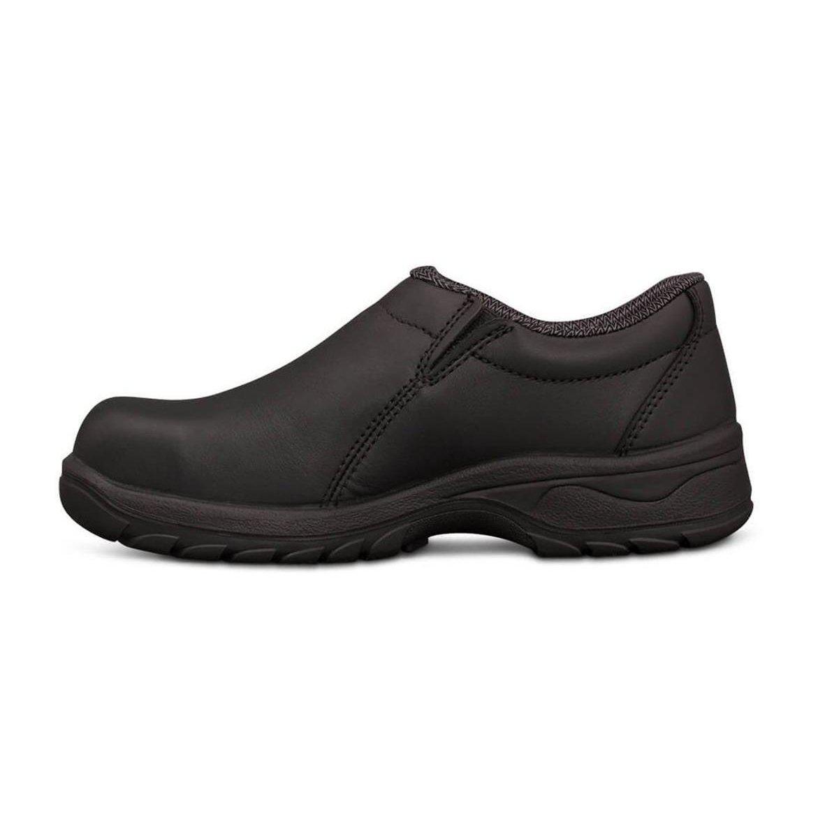 Oliver Womens Black Slip on Shoe - 49-430 | Womens Workwear