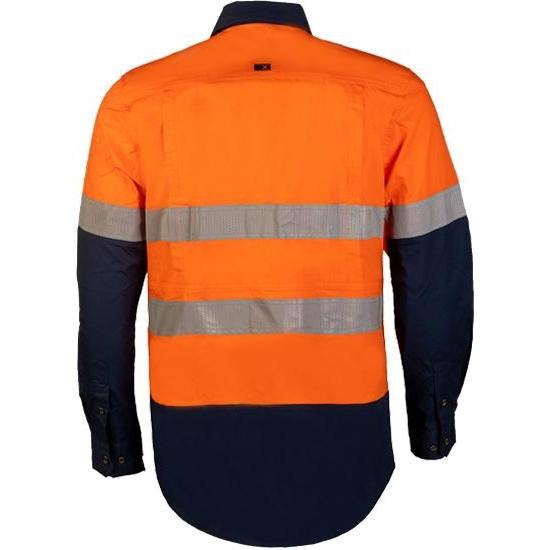 Ritemate RMX Taped 2 Tone Flexible Fit Utility Shirt - RMX003R | Womens Workwear