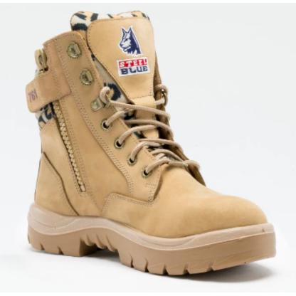Steel Blue Womens Southern Cross Zip Sided Nitrile Boot - 522761 | Womens Workwear