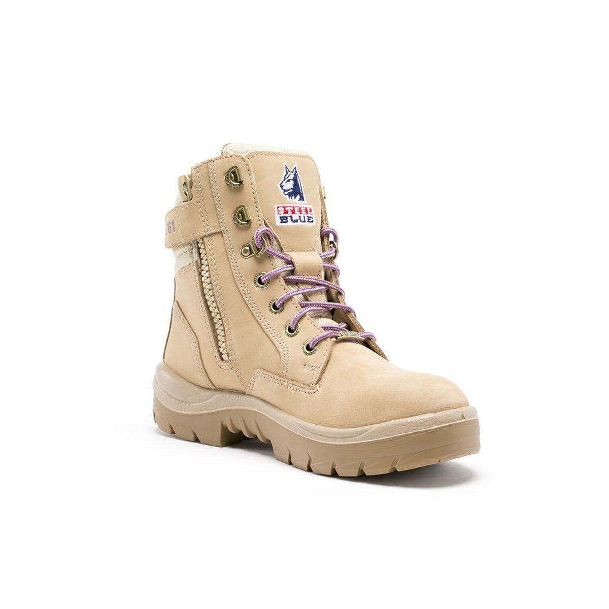 Steel Blue Womens Southern Cross Zip Sided Nitrile Boot - 522761 | Womens Workwear