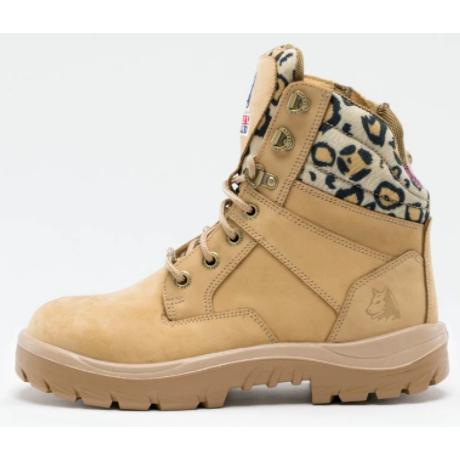 Steel Blue Womens Southern Cross Zip Sided Nitrile Boot - 522761 | Womens Workwear