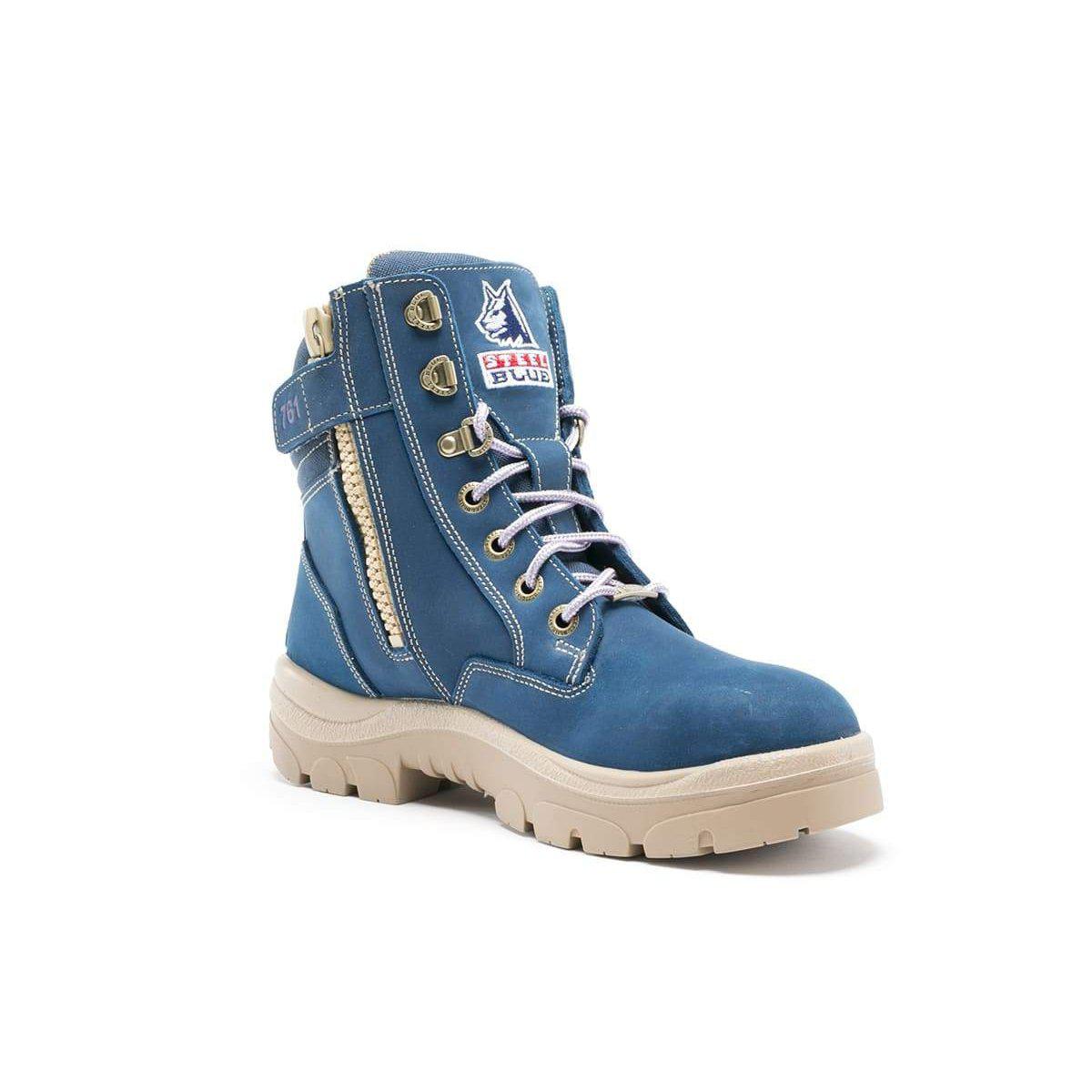 Steel Blue Womens Southern Cross Zip Sided TPU Charity Boot - 512761 | Womens Workwear