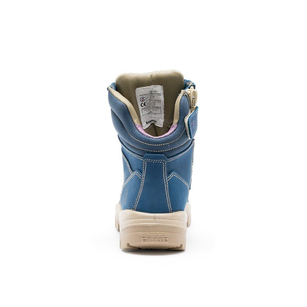 Steel Blue Womens Southern Cross Zip Sided TPU Charity Boot - 512761 | Womens Workwear