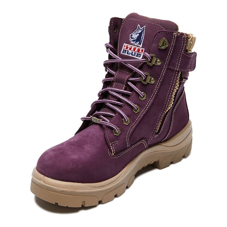 Steel Blue Womens Southern Cross Zip Sided TPU Charity Boot - 512761 | Womens Workwear