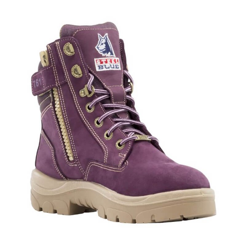 Steel Blue Womens Southern Cross Zip Sided TPU Charity Boot - 512761 | Womens Workwear