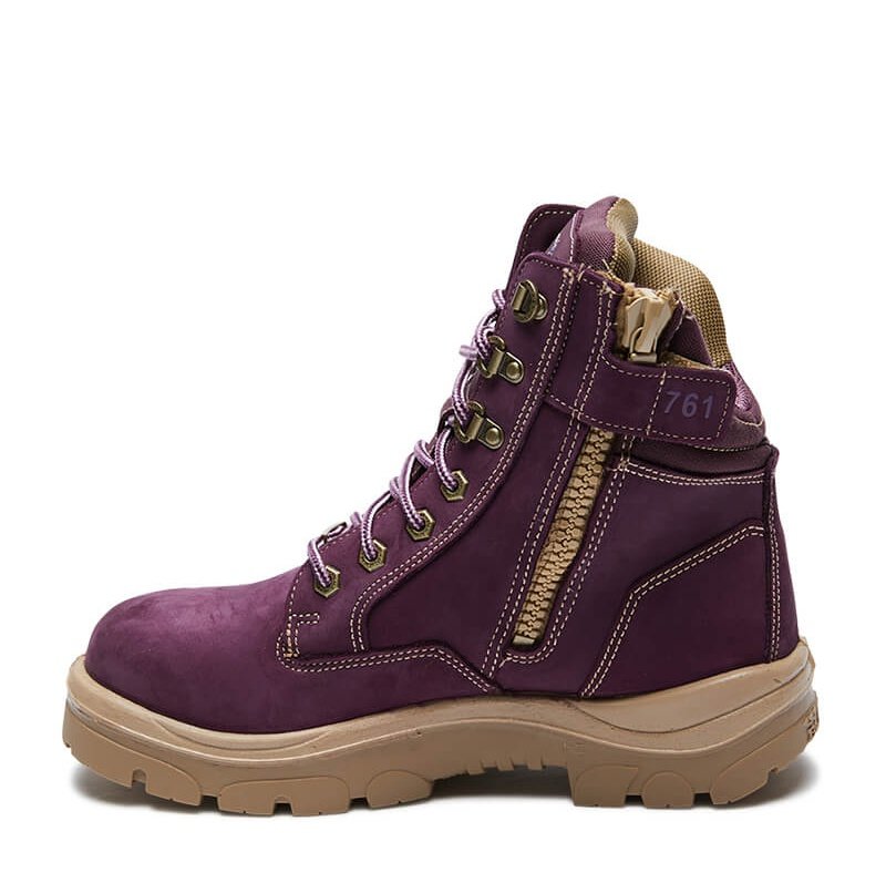 Steel Blue Womens Southern Cross Zip Sided TPU Charity Boot - 512761 | Womens Workwear
