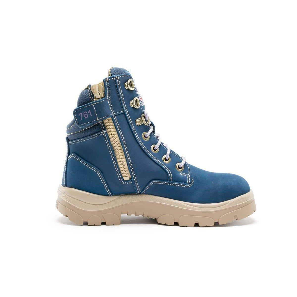 Steel Blue Womens Southern Cross Zip Sided TPU Charity Boot - 512761 | Womens Workwear