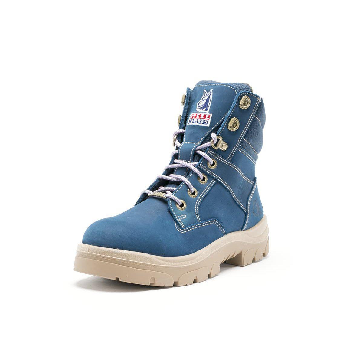 Steel Blue Womens Southern Cross Zip Sided TPU Charity Boot - 512761 | Womens Workwear