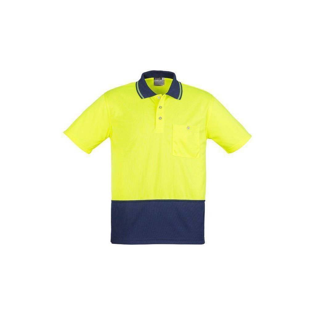 Syzmik Unisex HiVis Short Sleeve Basic Spliced Polo - ZH231 | Womens Workwear