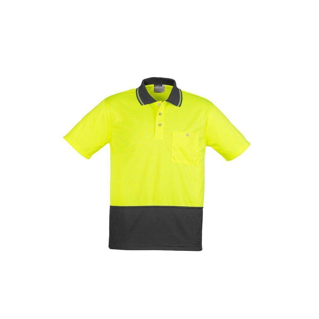 Syzmik Unisex HiVis Short Sleeve Basic Spliced Polo - ZH231 | Womens Workwear