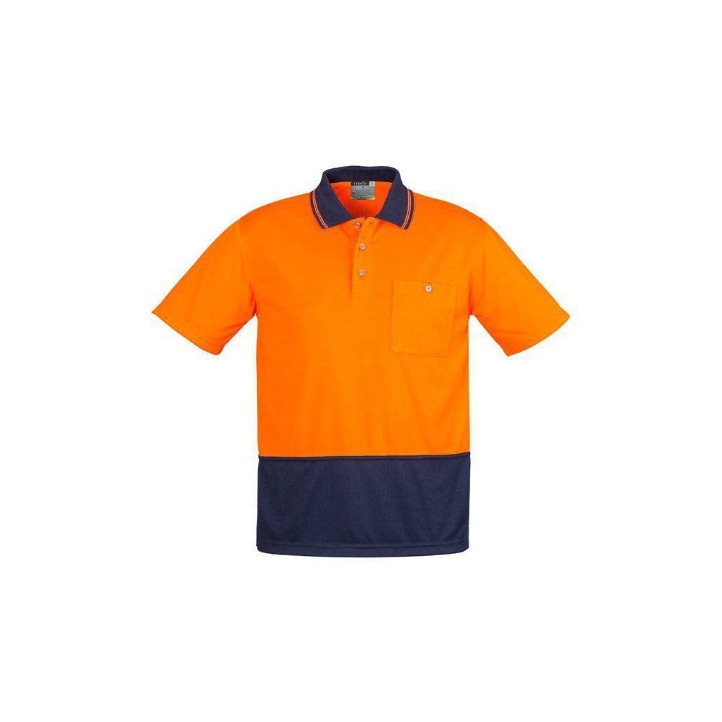 Syzmik Unisex HiVis Short Sleeve Basic Spliced Polo - ZH231 | Womens Workwear