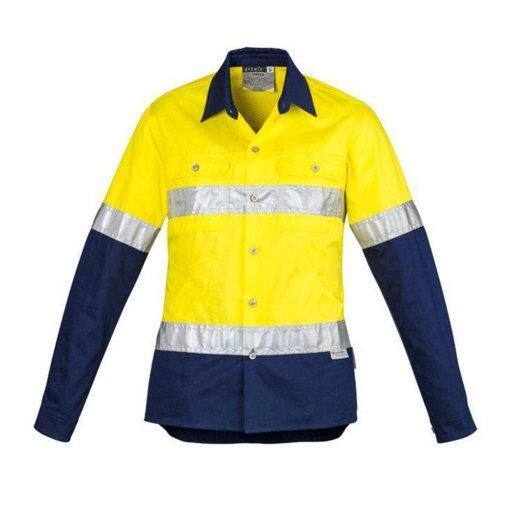 Syzmik Womens Taped HiVis Spliced Industrial Shirt - ZWL123 | Womens Workwear