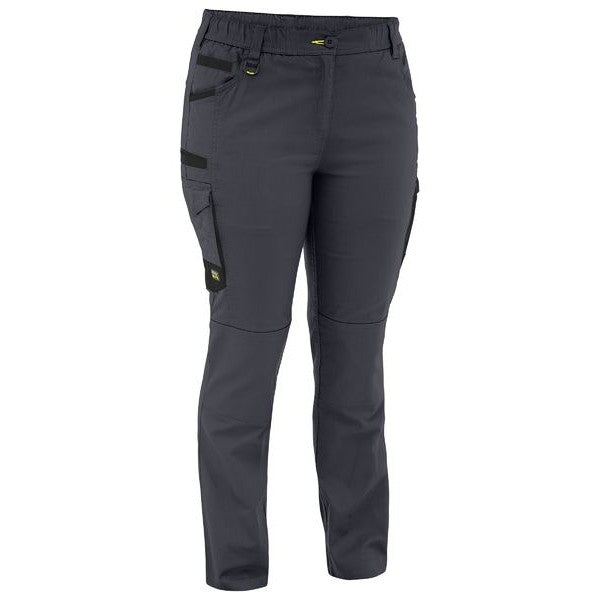 Bisley Womens Flx & Move Stretch Canvas Elastic Waist Cargo Pants - BPCL6338 | Womens Workwear