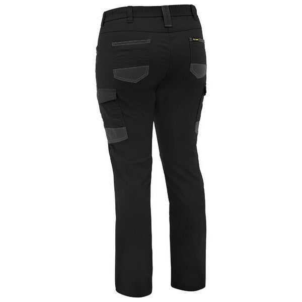 Bisley Womens Flx & Move Stretch Canvas Elastic Waist Cargo Pants - BPCL6338 | Womens Workwear