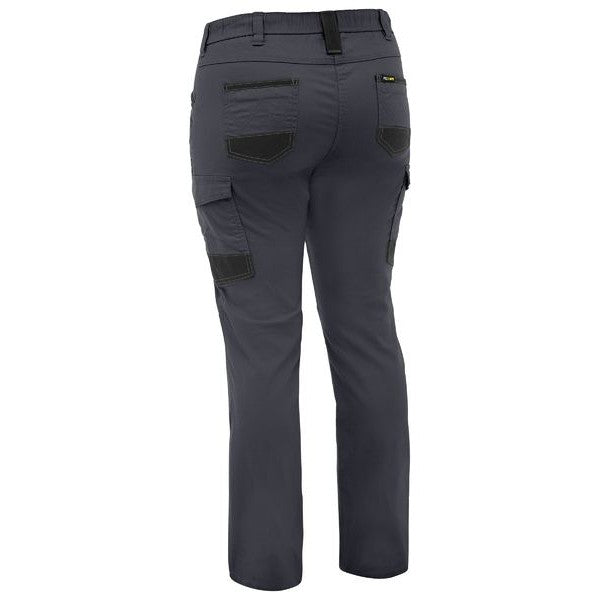 Bisley Womens Flx & Move Stretch Canvas Elastic Waist Cargo Pants - BPCL6338 | Womens Workwear