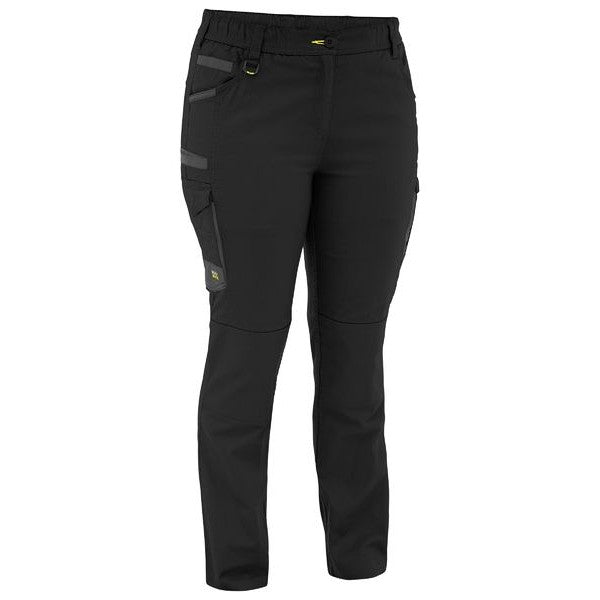 Bisley Womens Flx & Move Stretch Canvas Elastic Waist Cargo Pants - BPCL6338 | Womens Workwear