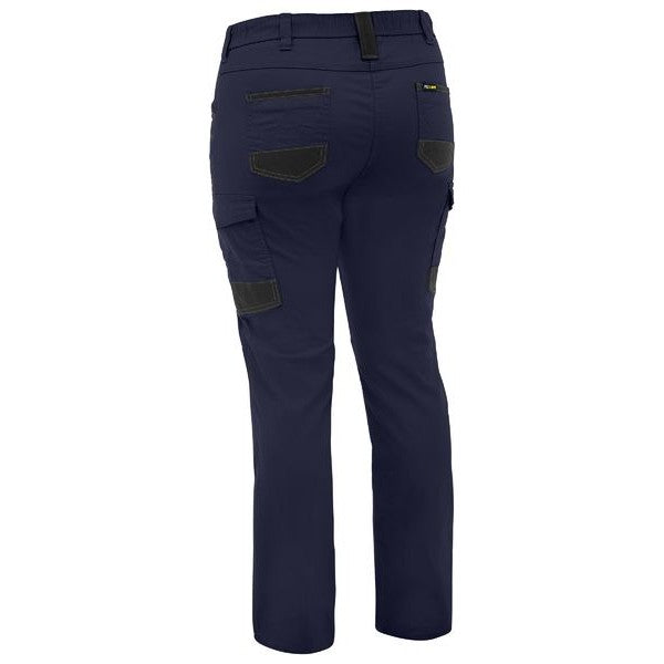 Bisley Womens Flx & Move Stretch Canvas Elastic Waist Cargo Pants - BPCL6338 | Womens Workwear