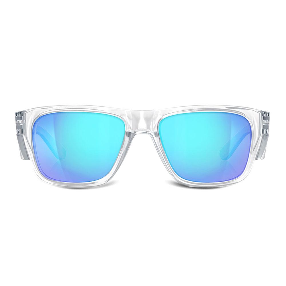 Safestyle Fusions Clear Frame/Mirror Blue Polarised - FCBP100 | Womens Workwear