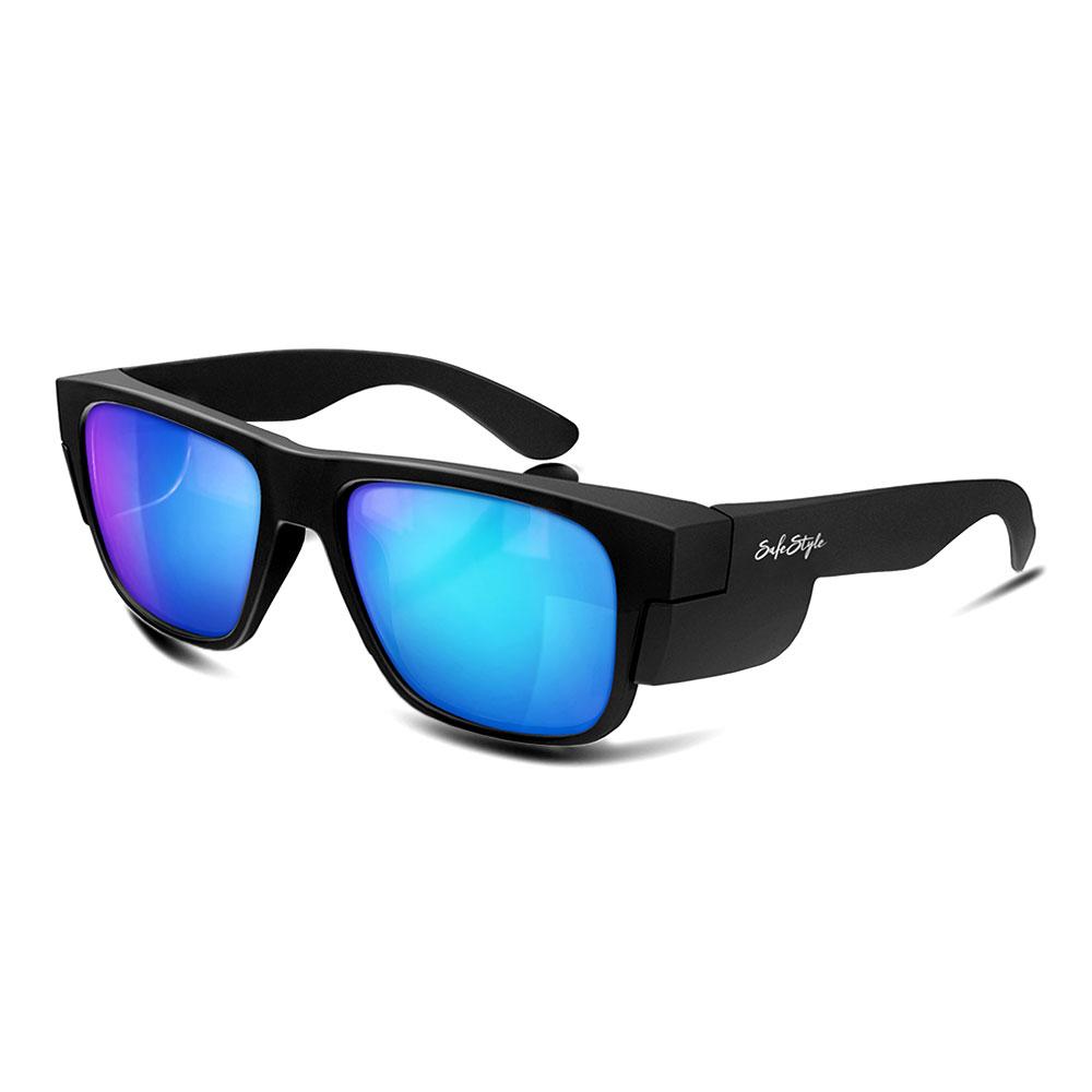 Safestyle Fusions Matte Black Frame/Mirror Blue Polarised - FMBBP100 | Womens Workwear