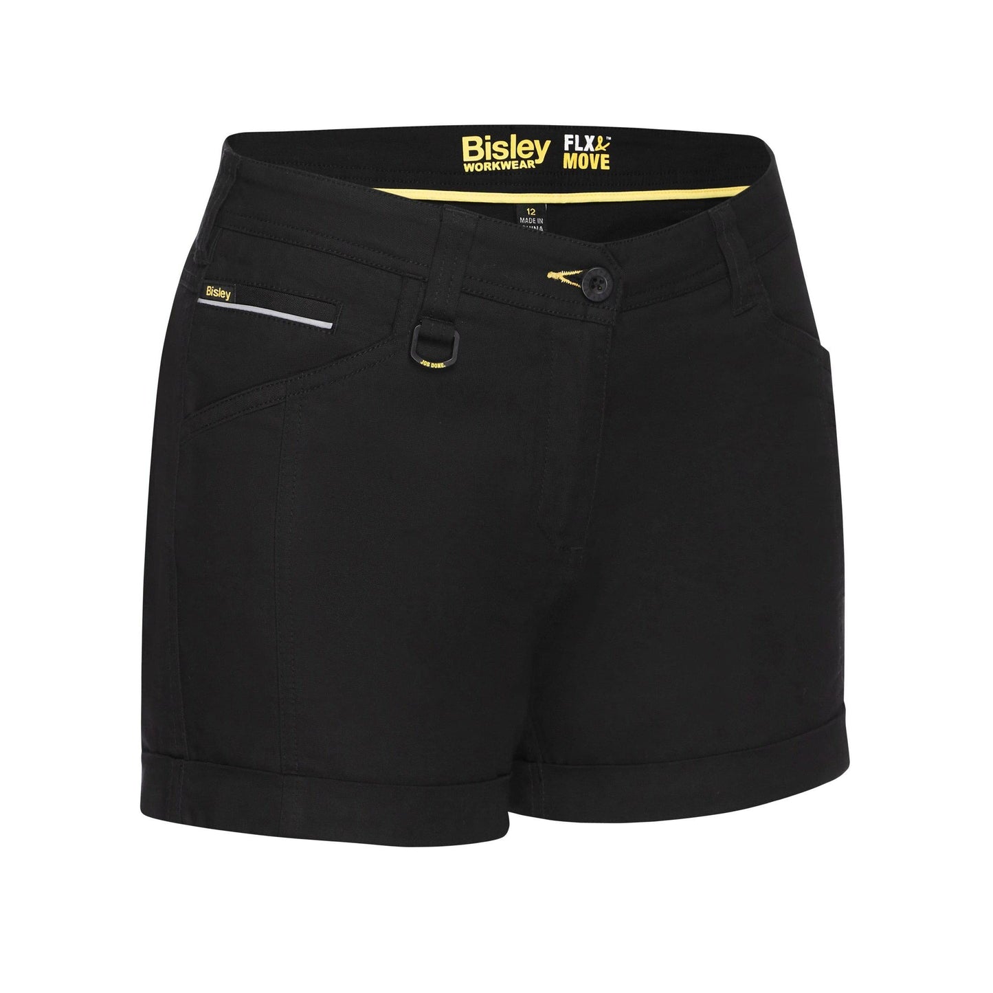 Bisley Womens Flx & Move Short Shorts - BSHL1045 | Womens Workwear