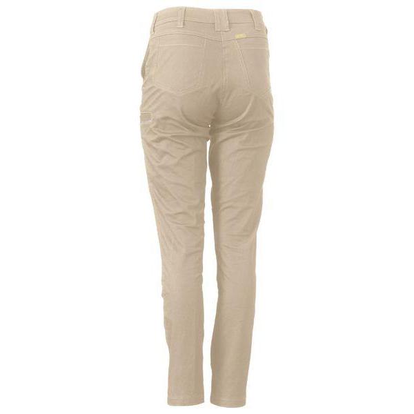 Bisley Womens Mid Rise Stretch Cotton Pants - BPL6015 | Womens Workwear
