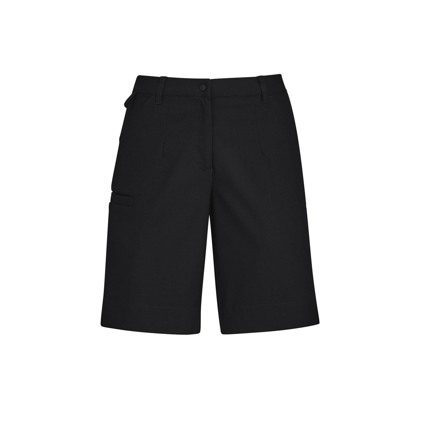BizCare Womens Comfort Waist Cargo Shorts - CL957LS | Womens Workwear